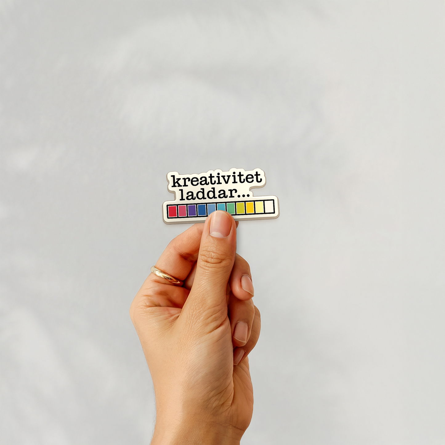 Vinyl Sticker â Kreativitet Laddar...