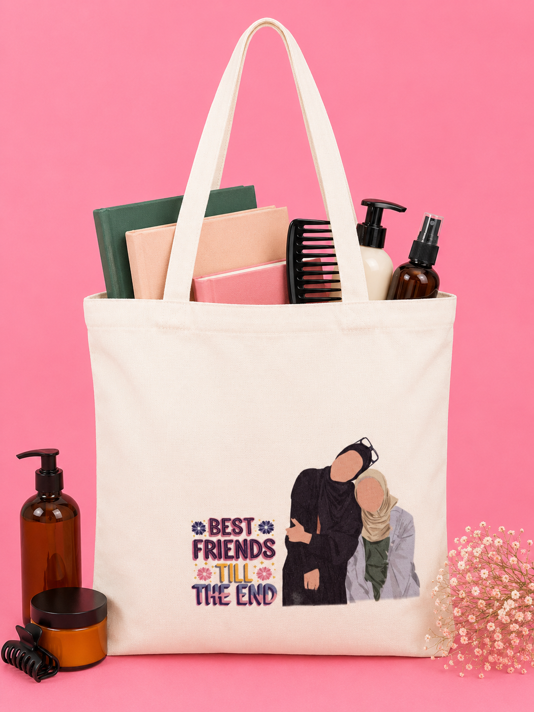 Best Friends Till The End – Tygväska