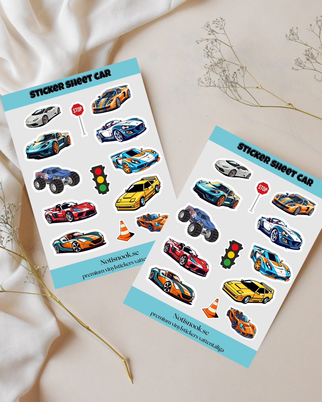 Sticker Sheet – Sport car