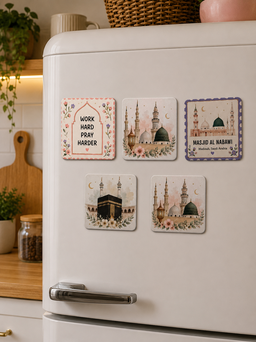 Kylskåpsmagnet – Kaba, Mecka
