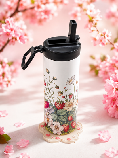 Strawberry Garden Tumbler – Perfekt för skolstarten!