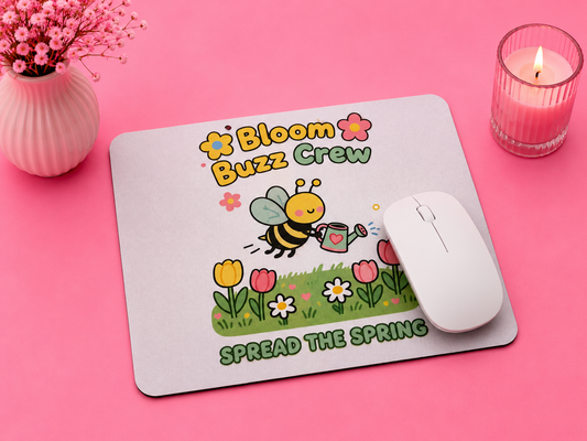 Bloom Buzz Crew – Musmatta med Bi och Blommor