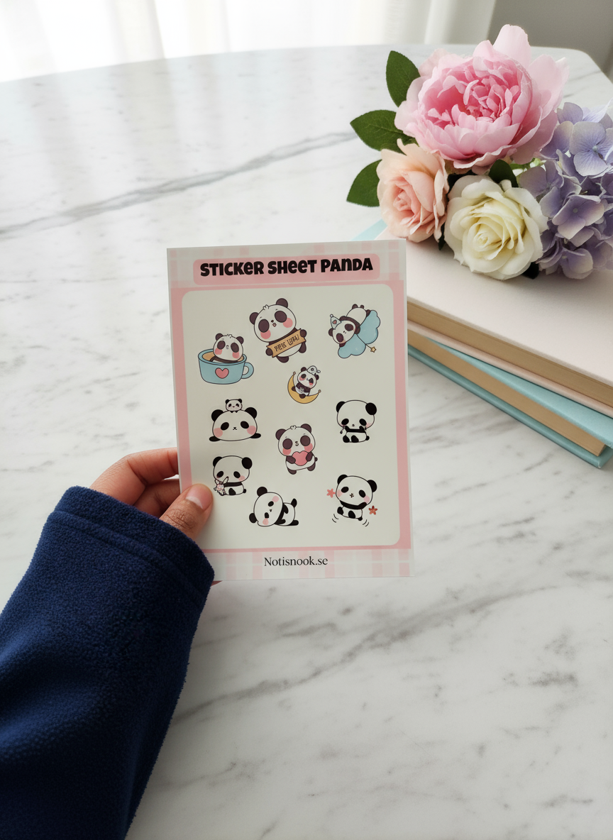 Sticker Sheet – Panda Collecti