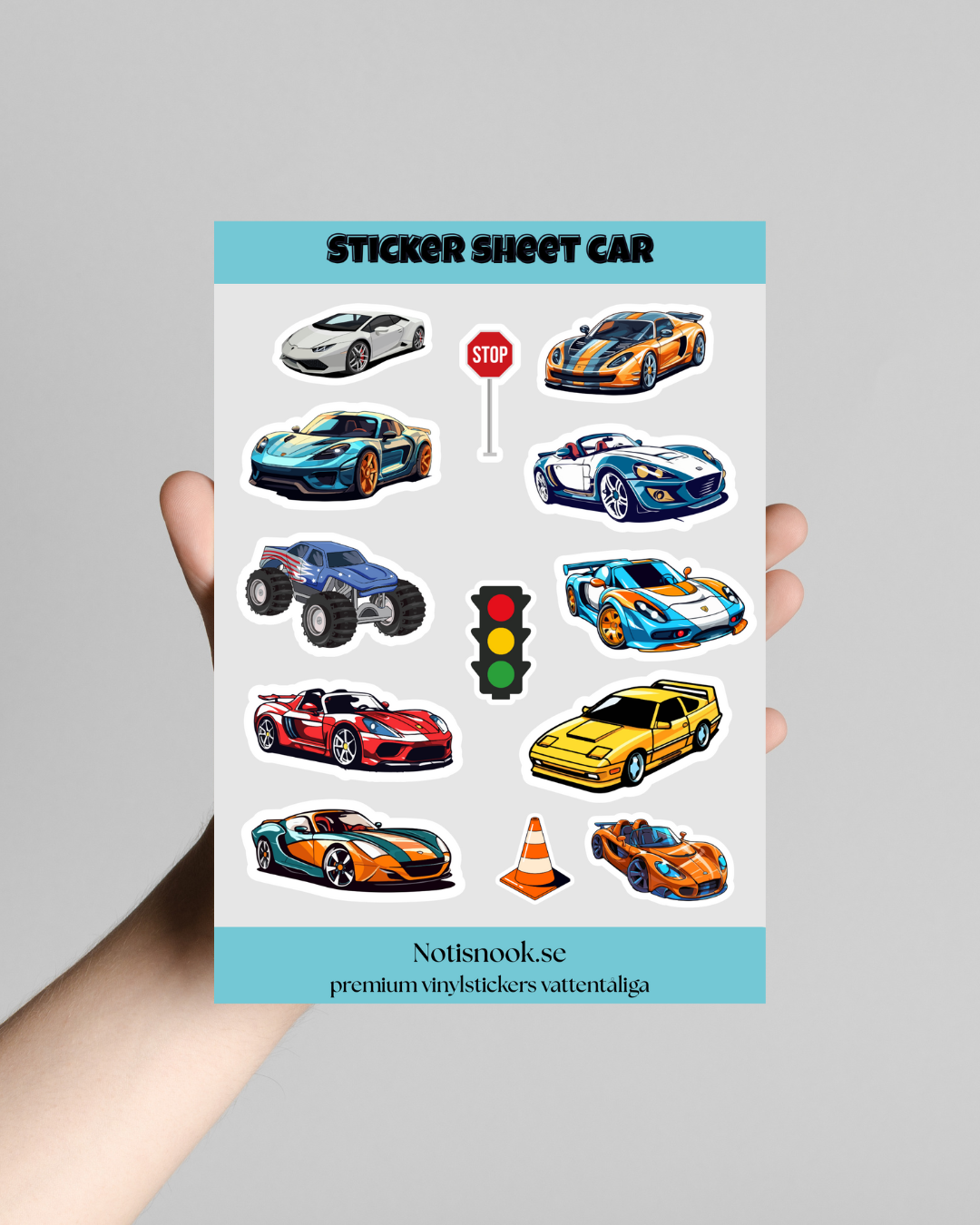 Sticker Sheet – Sport car