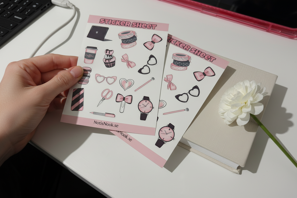 Girl Boss Planner Vibes – stickersheet